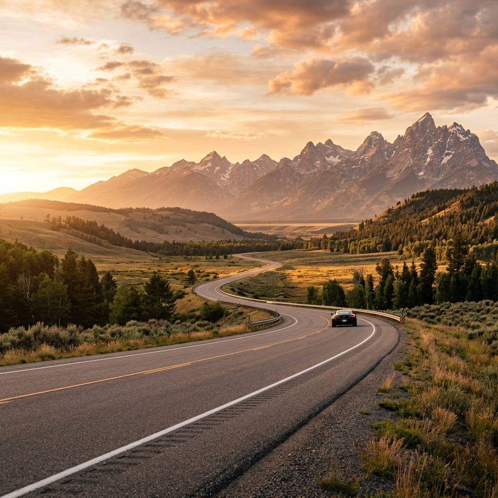 Scenic highway in Pakistan — explore the country with Waqas Rent a Cars rental service